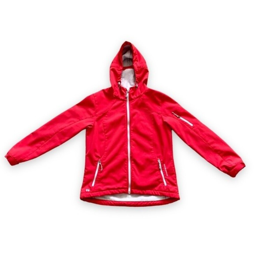 Black Diamond Double Diamond Red Hooded Lined Jacket Size Medium Outdoors